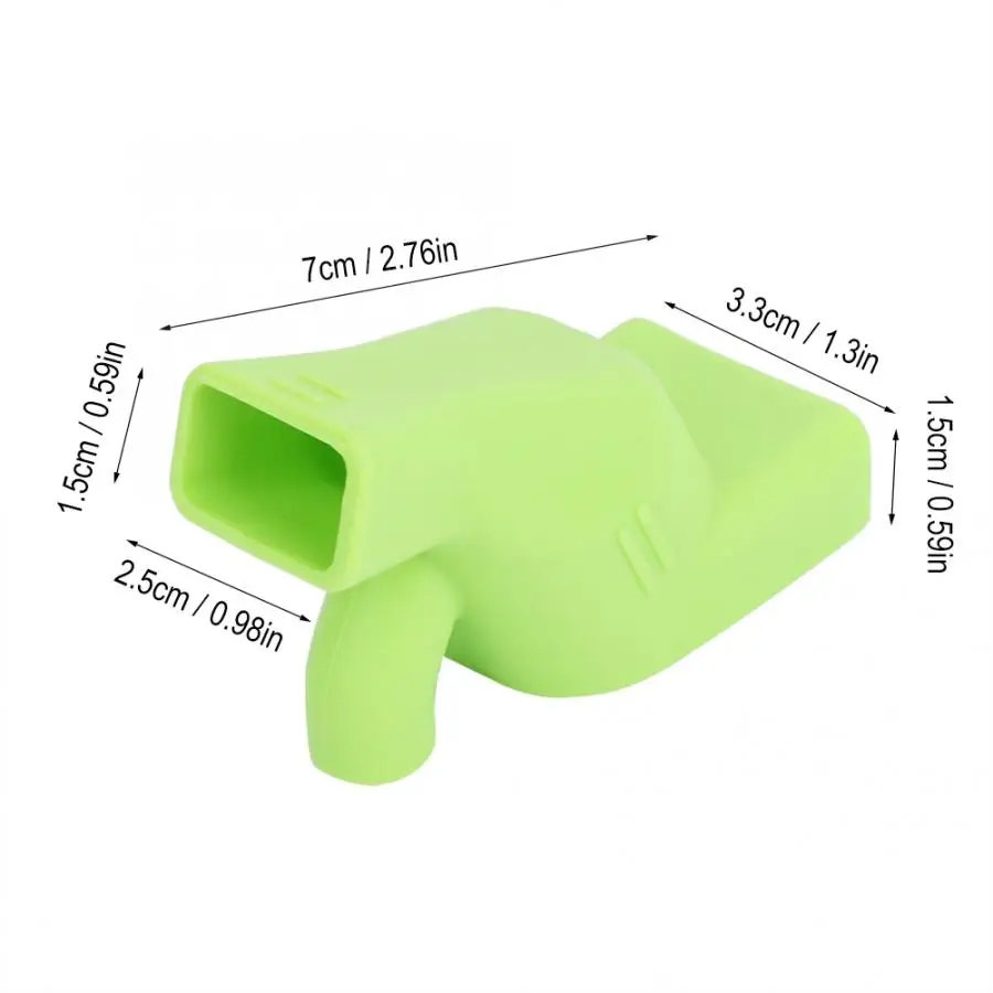 Кран расширитель носик расширитель для раковины смесители Ручная стирка для детей водопроводный фильтр кран - Цвет: Зеленый