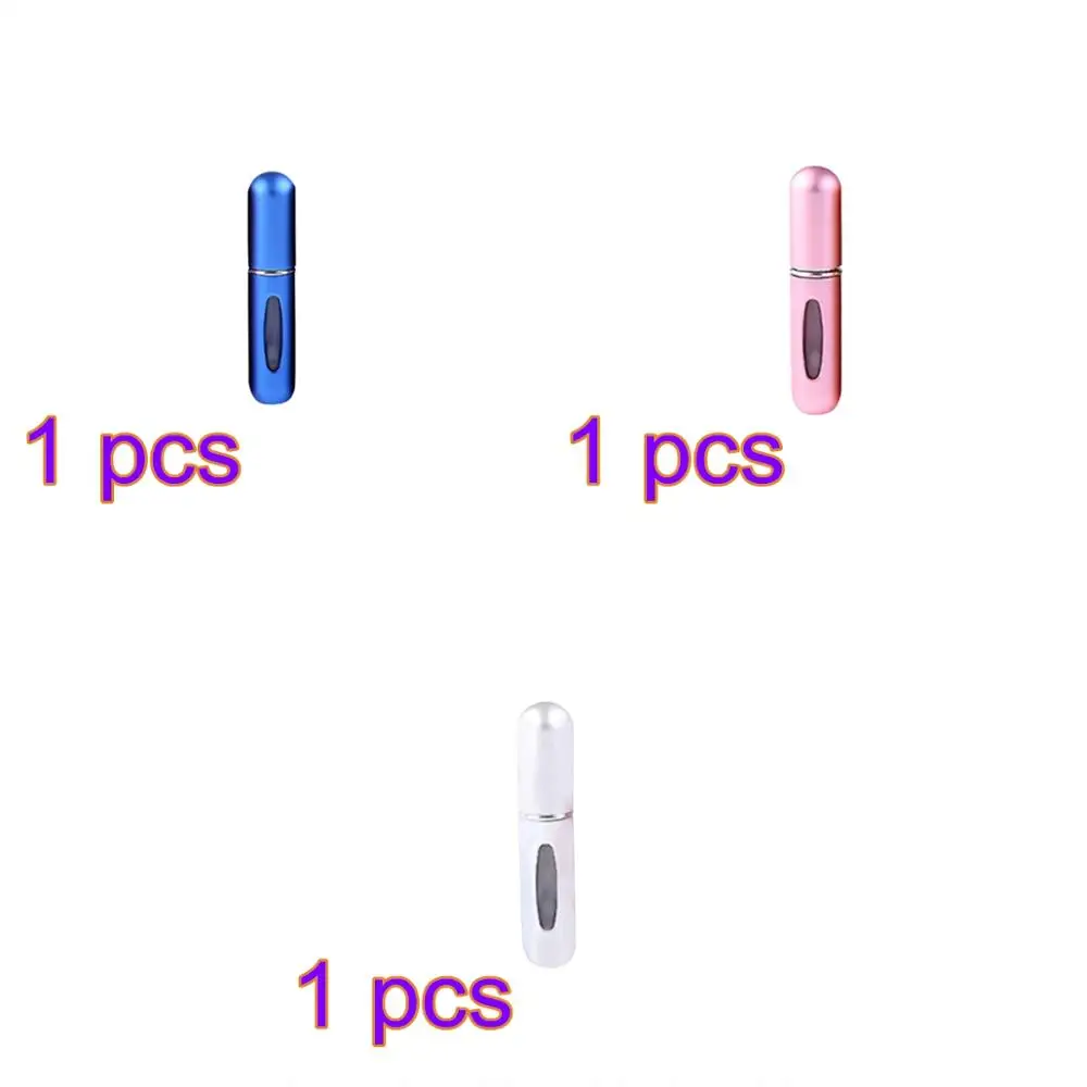 Прямая поставка; 3 предмета в комплекте многоразового Портативный путешествия многоразове Атомайзеры удобный пустые парфюмерные флаконы с распылителем косметические контейнеры - Цвет: blue pink silver