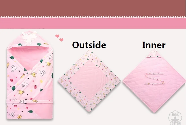 Пеленальное полотенце для младенцев одеяло для новорожденных раннее одеяло полотенце для младенцев конверт для девочек спальный мешок