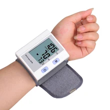 Automatic Digital Wrist Blood Pressure Monitor LCD Display Heart Beat Rate Pulse Meter Tonometer Sphygmomanometers pulsometer automatic digital wrist cuff blood pressure monitor arm meter pulse sphygmomanometer heart beat meter lcd display convenient
