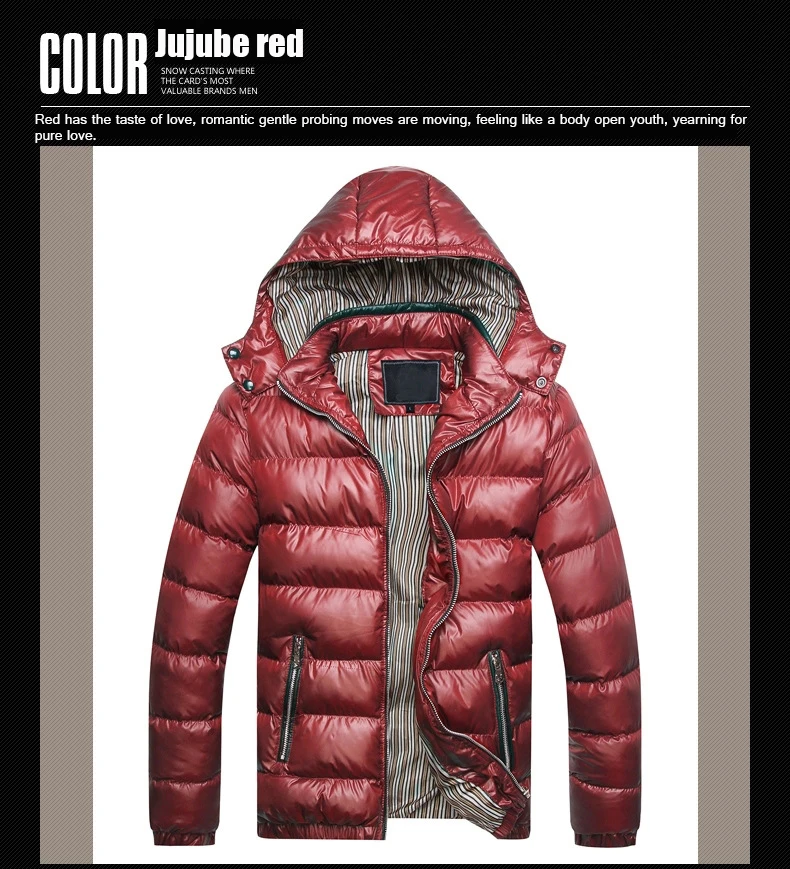 Новая брендовая одежда, мужская зимняя куртка, теплые мужские пальто с капюшоном, модные толстые теплые мужские куртки, повседневная мужская зимняя парка