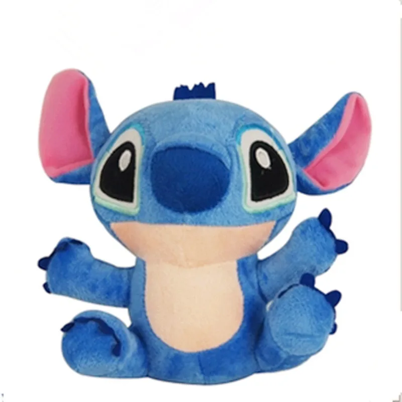 2017 18cm Blue Stitch Plush Toys Anime Cartoon Lilo Stitch Soft Stuffed Peluche Dolls Gift for Baby Kids Friends  (3)