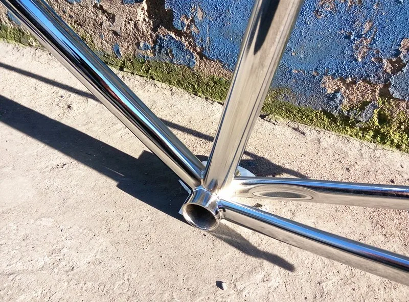 700C велосипед 53Ccm 55 см 58 см рама для велосипеда Fixie gear рама и вилка для велосипеда хромированная стальная рама для велосипеда