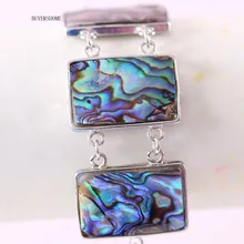 Ювелирные изделия ручной работы для женщин, Натуральный Синий Зеландский Абалон в виде ракушки браслет " 1 шт RH034