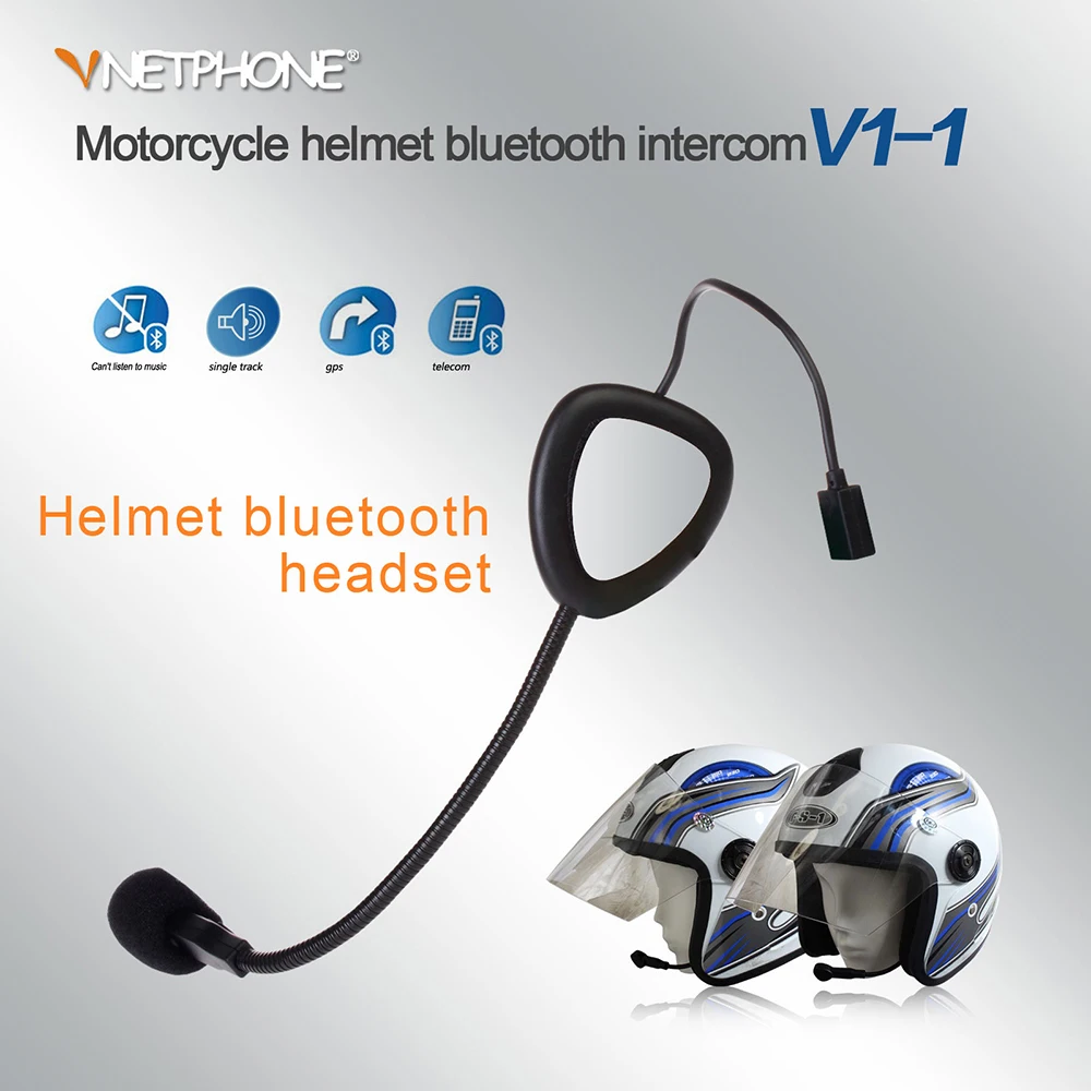 Motorcycle Helmet Bluetooth Headset Smartphone Universal Auto