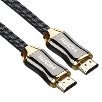 

200pcs/lot 1m 2m 3m High Quality HDMI Cable AM-AM with metal shall case for 1080P FOR PS3 DVD players cable and satellite