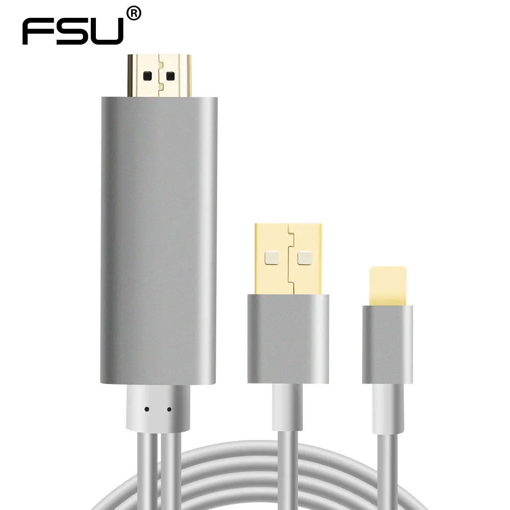 2M Lightning to HDMI Cable 1.4V 1080P 3D for IPad Mini Air Apple 5 5S 6