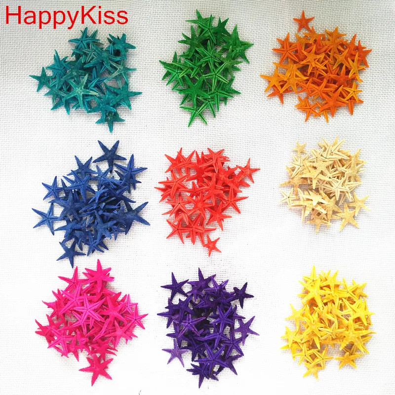 HappyKiss 30 шт 1 2 5 см мини Морская звезда Ремесло Украшение естественное ремесло