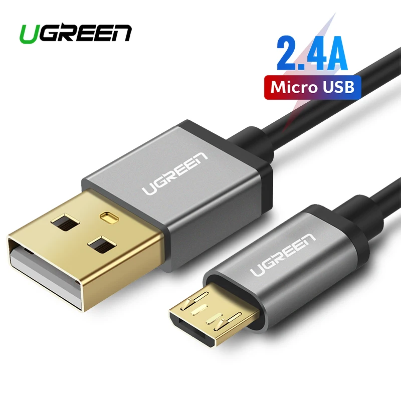 

Ugreen 2.4A Micro USB to USB Cable Fast Charging USB Data Cable for Xiaomi Samsung Huawei Tablet Android Micro USB Charger Cord