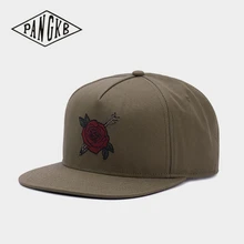 PANGKB брендовая Кепка с цветами, модная кепка с розами в стиле хип-хоп, Снэпбэк Кепка для мужчин и женщин, для взрослых, для улицы, повседневная, Солнцезащитная бейсбольная кепка Bone