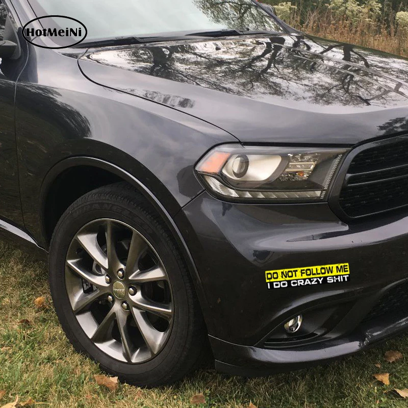 Hotmeini 15x3 Cm Mobil Styling Tidak Mengikuti Saya Stiker Mobil