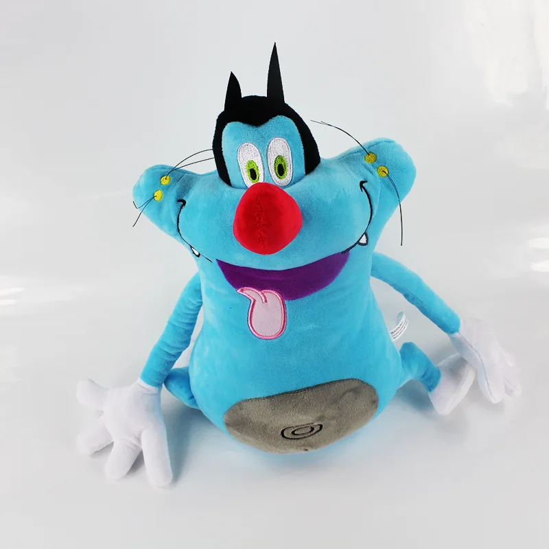 36 см Oggy и тараканы французский мультфильм Oggy плюшевая кукла игрушка, толстый кот Oggy мягкие животные кукла игрушка подарок для детей