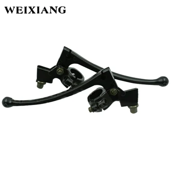 

Motorcycle Left Right Brake Clutch Lever Perch Black For Honda CR100 CR250 XR250 Dirt Pit Bike Motorcorss Motorbike