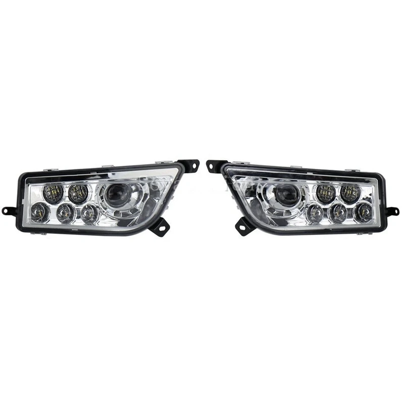 For Polaris RZR 1000 LED Headlight- Polaris RZR 900 Conversion Led Headlight Kit- RZR XP 1000 XP TURBO Lamp - Цвет: Серебристый