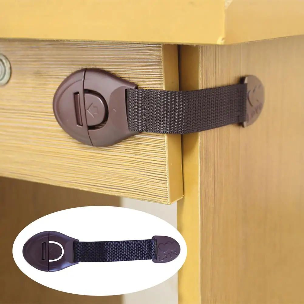 

Rotatable Adhesive Cabinet Drawer Fridge ABS Children Baby Safety Lock Latch for baby care