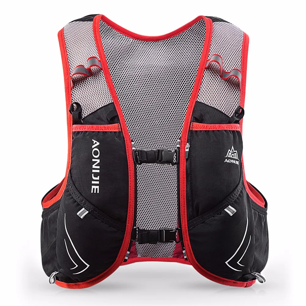 AONIJIE 5L Upgraded Women Men Marathon Hydration Vest Pack Cycling Hiking Bag Outdoor Sport Running Upgraded Backpack