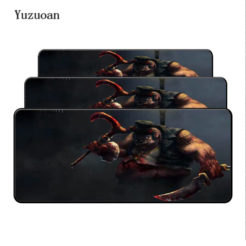 Yuzuoan Dota 2 бесплатная доставка XL большой игровой коврик для мыши клавиатуры