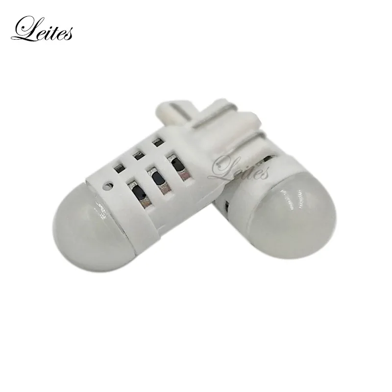  Leites 2x White Car Light T10 W5W Led Wedge Bulb 3030 1SMD Auto Sidemarker Sidelight Lamp Bulbs Dome Reading Parking Lights04