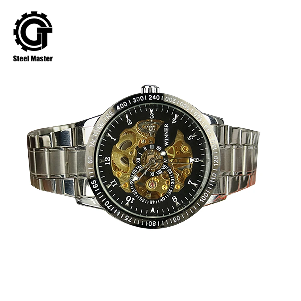 

2018 Steampunk Retro Watch Hot Sale Men Top Luxury Brand Wristwatch Waterproff Mechanical Sport Watch