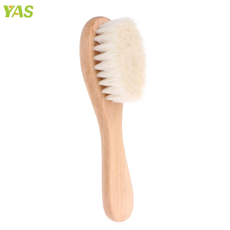 Baby Hair Brush Comb Wooden Handle