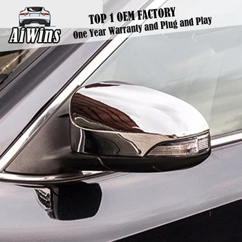 

Aiwins For Toyota Camry Rearview mirror cover chrome trim car styling 2015-2017 For Camry Rearview mirror stickers Car Special
