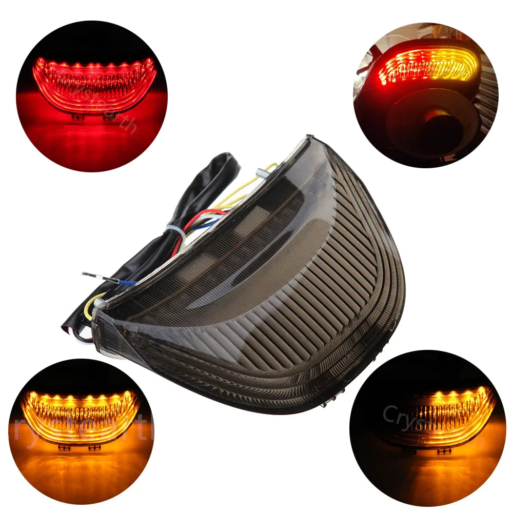 

For Honda CBR600RR 03 04 05 06 Motorcycle LED Brake Tail Light Integrated Turn Signal Taillight For CBR1000RR 2004-2007 05 06
