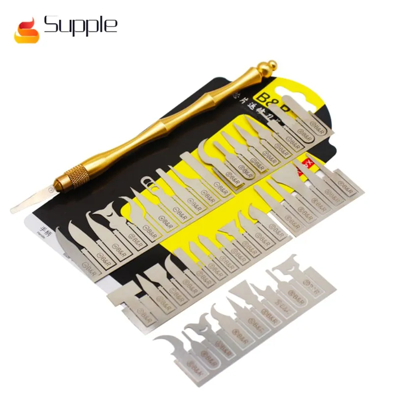 Supple 43 in 1 Rework for iphone IC Chip CPU blade BGA motherboard