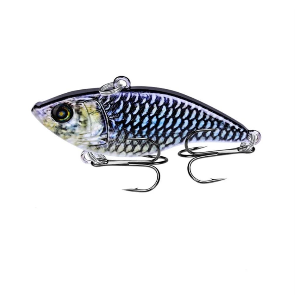 1 шт./лот Тонущая приманка VIB для зимней рыбалки 54 мм/14 г Pesca 8 # крючки рыболовный