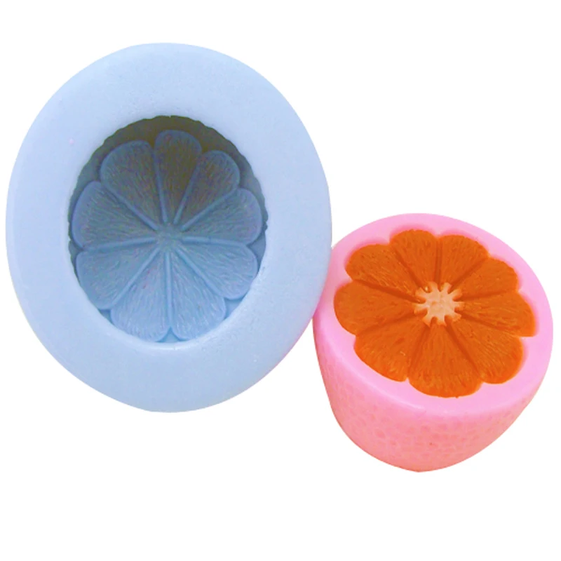

Orange Silicone Molds For Soap Cake Pudding Jelly Dessert Chocolate Mould Lemon Plasticine Soft Clay Candle Mould S0092CZ