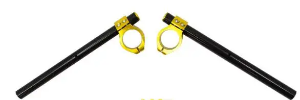 Motorcycle Handlebars Clip Ons Handle Bars Aluminum For YZF-R3 15-16 Yellow | Автомобили и мотоциклы