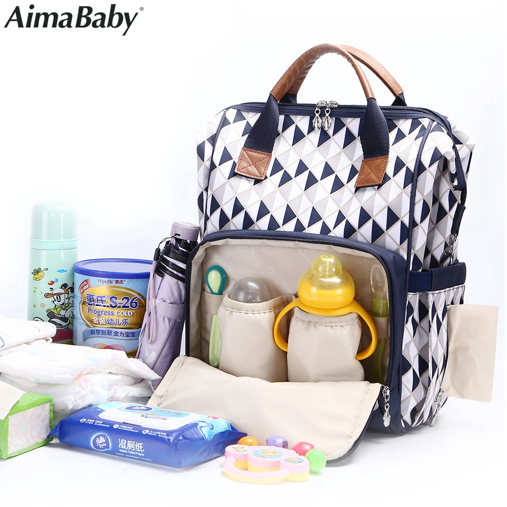 

Baby Travel Fashion Diaper Nappy Bag Backpack +Stroller Straps