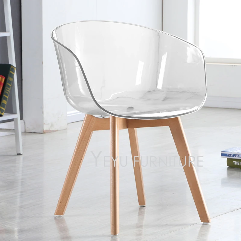 Minimalista diseño moderno transparente plástico y madera sólida ... Minimalista diseño moderno transparente plástico y madera sólida ...