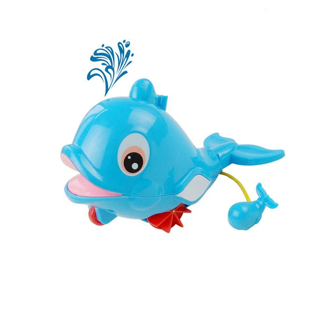 Dolphin Baby Bath Toys Water Spraying Animal Amphibious Bathtub Toy