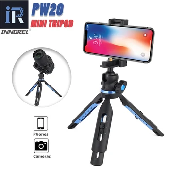 

PW20 Portable Tripod Foldable Table top Mini Camera Tripod Travel Selfie Compact for DSLR Camera