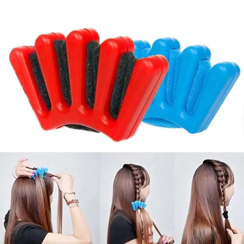 2 Colors Lady French Hair Braiding Tool Weave Sponge Plait Twist Hairstyling Braider DIY Accessories MTF5825 2 Colors Lady French Hair Braiding Tool Weave Sponge Plait Twist Hairstyling Braider DIY Accessories MTF5825
