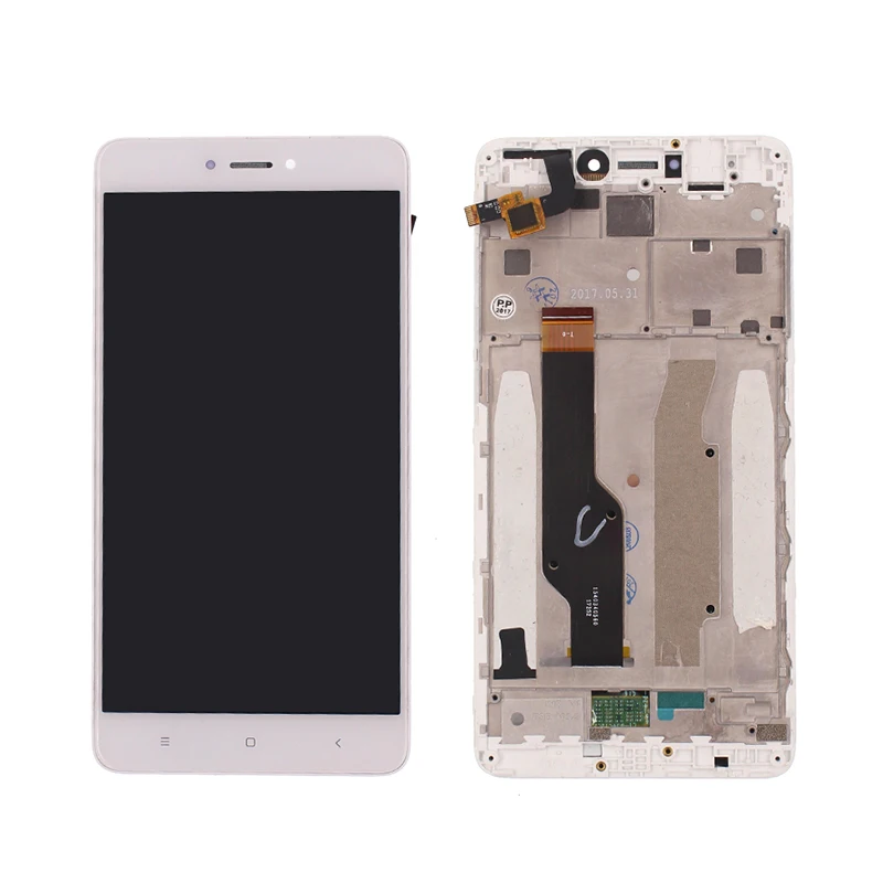 Redmi-note4X-lcd-screen-assembly-with-frame-white-5