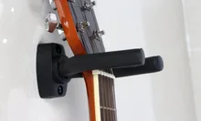 Durable Guitar Hook Support Guitarra Stand Wall Mount Guitar Hanger Hook for Guitars Bass Ukulele String Instrument Accessories wall mount string rotating guitar hanger black