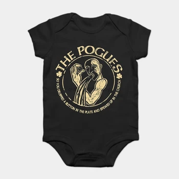 

Baby Onesie Baby Bodysuits kid t shirt New Fashion Black Lectro The Pogues Punk Band Size