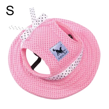 

2019 Summer Hats for Dogs 4 Colors Pet Dog Hat Small Holes Ear Dog Cap 4 color dog products