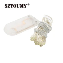 SZYOUMY Батарея Медь провода 20 светодиодный s micro Фея свет шнура/светодиодный семя свет/светодиодный фея для эйфелева ваза с(10 шт./лот