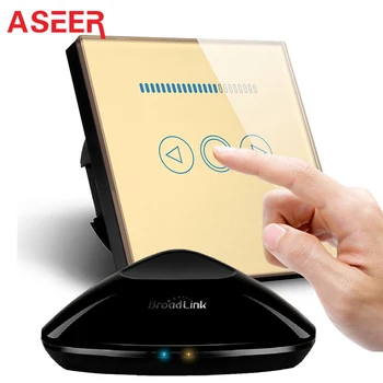 

ASEER,Smart Home Switch Manufacturer,EU Standard RF433MHz Smart Switch Light Dimmer Switches,WIFI Control VIA BroadLink RM PRO