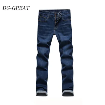 

Four Seasons Denim Long Pants Men Jeans Fashion Casual Cotton Jeans Men Mens Jeans Classic Retro Nostalgia Straight Denim Jeans