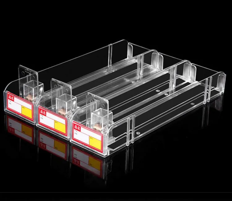 Автоматическая система толкателя полки подачи, лоток толкателя упаковки сигарет, разделитель полки розничной торговли