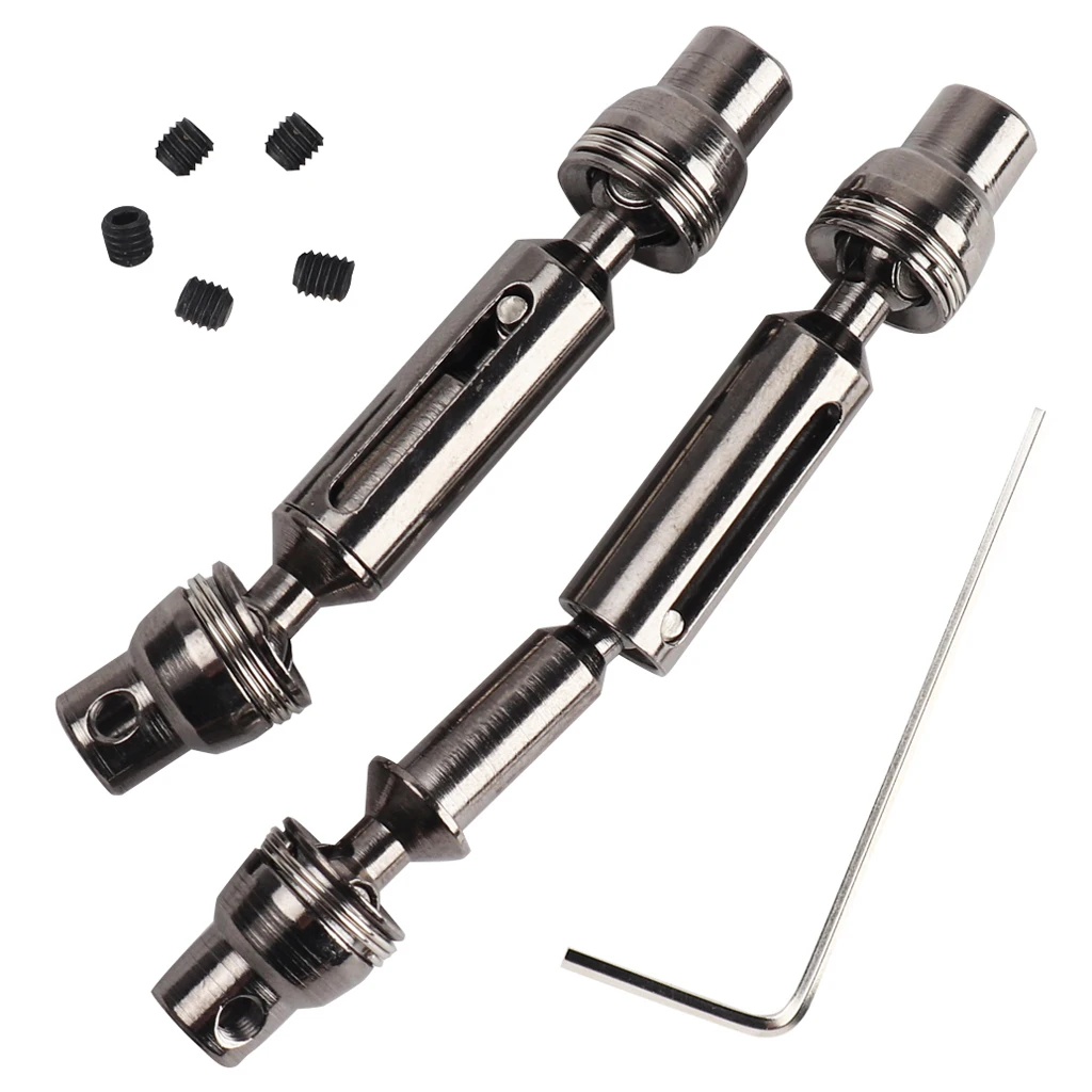 2pcs 1:16 RC Vehicle Model Drive Shaft with Screwdiver Spare Parts for WPL B14 B16 MN90 MN90 Cars