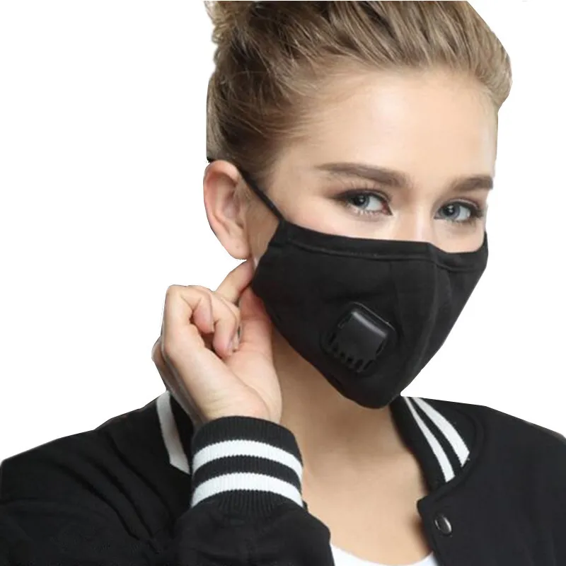 Mouth Mask Faded Cotton Face Mask Anti Dust Filter Winter Warm Glow Masks