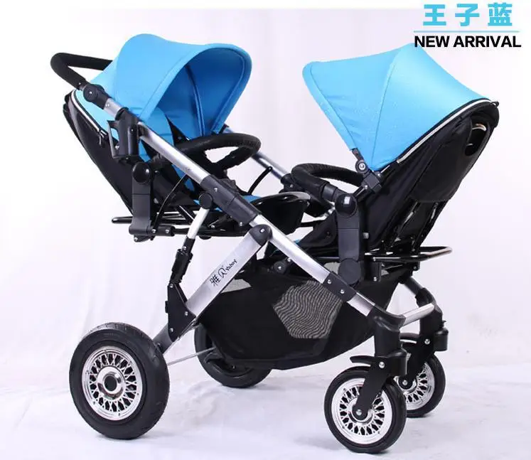 

2015 Hot Sale Baby Twins Stroller,Infant Twin Strollers,3 Optional Color,Free Shipping,Nice Quality Luxury Stroller for Twins