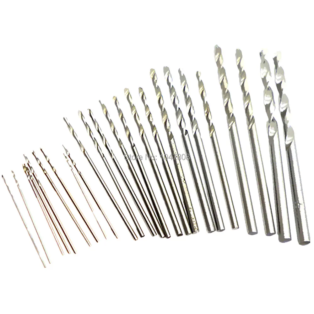 25pcs Hss Twist Drill Bit Micro Model Jewelry Pcb Craft Mini Drill Bits