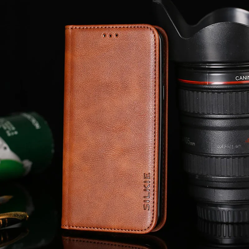 

Flip PU leather Wallet Phone Case Cover for Xiaomi Redmi 4X No Magnet Business Vintage Design Simple