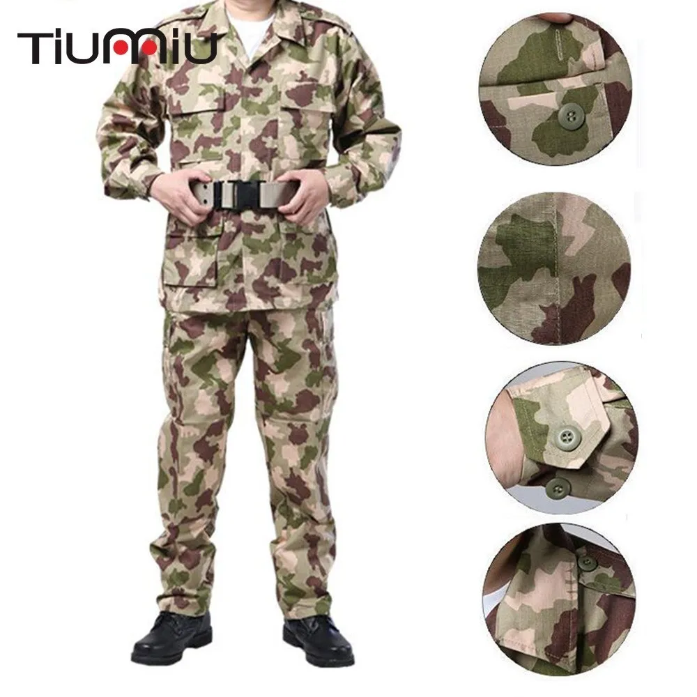

New Arrival Desert Outdoor Camouflage Uniform Tactical Men Army Military Uniform Combat Hunting Suit Training Jacket Pants