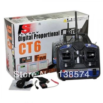 

FlySKY FS 6CH 2.4G FS-CT6B RC Transmitter & receiver Remote controller 6 channel for Heli/Airplane/Glid/Copter
